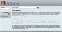 Tablet Screenshot of feedbucket.com