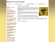 Tablet Screenshot of fatigue.feedbucket.com